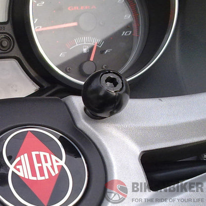 RAM Motorcycle Handlebar Clamp Base with M8 Screws - Bike 'N' Biker