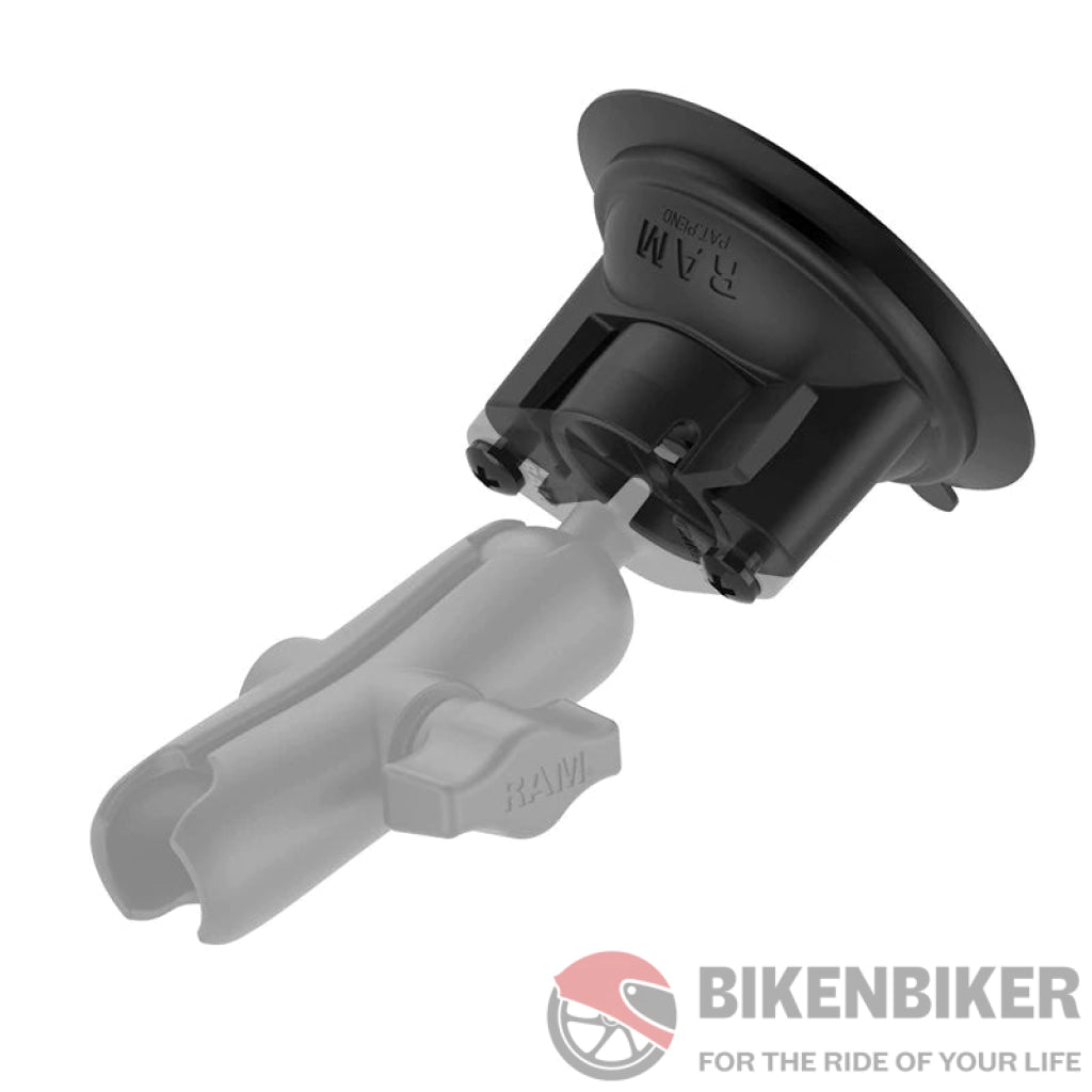 Ram Mounts Twist-Lock Suction Cup Base 3.3 Dia Ram Accessory