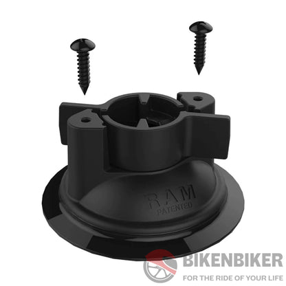Ram Mounts Twist-Lock Suction Cup Base 3.3 Dia Ram Accessory