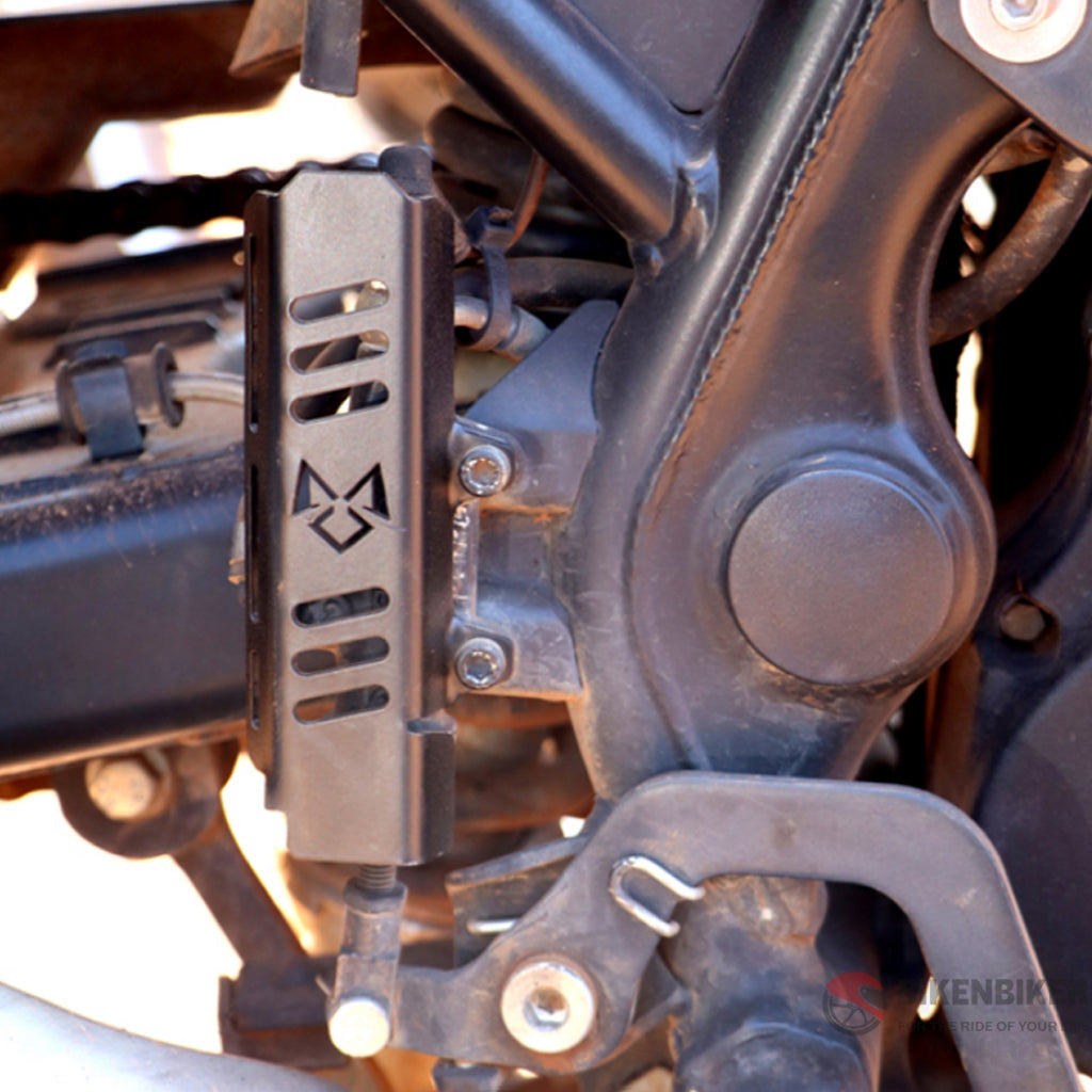 Rear Brake Reservoir Guard For Re Himalayan - Motocaan Protection