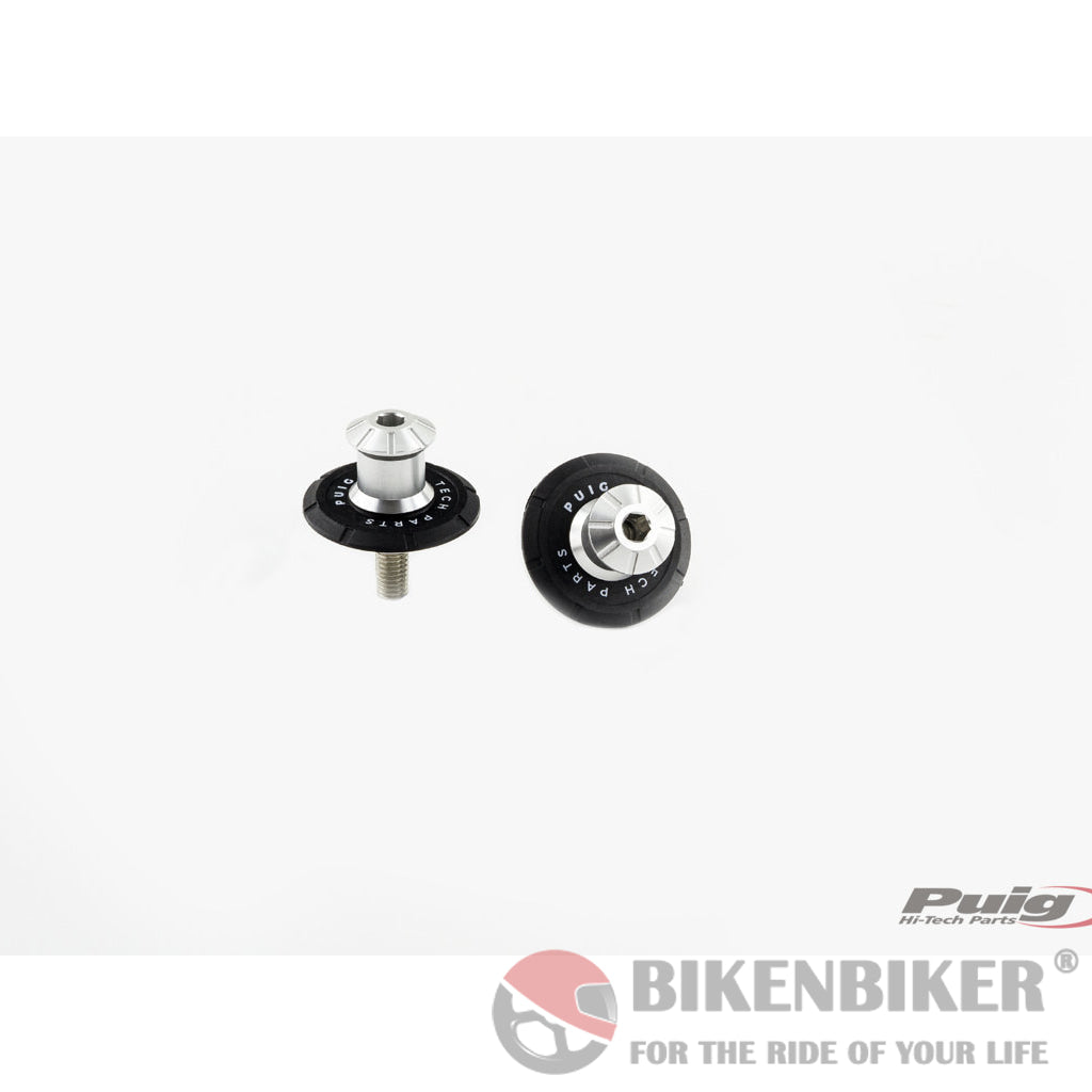 Spool Slider Pro For All Bikes-Puig Silver Spool Slider