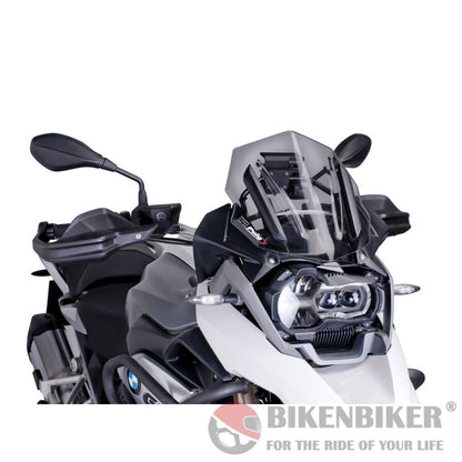 Sport Screen For Bmw R1200Gs 2013-Puig Dark Smoke Windscreen