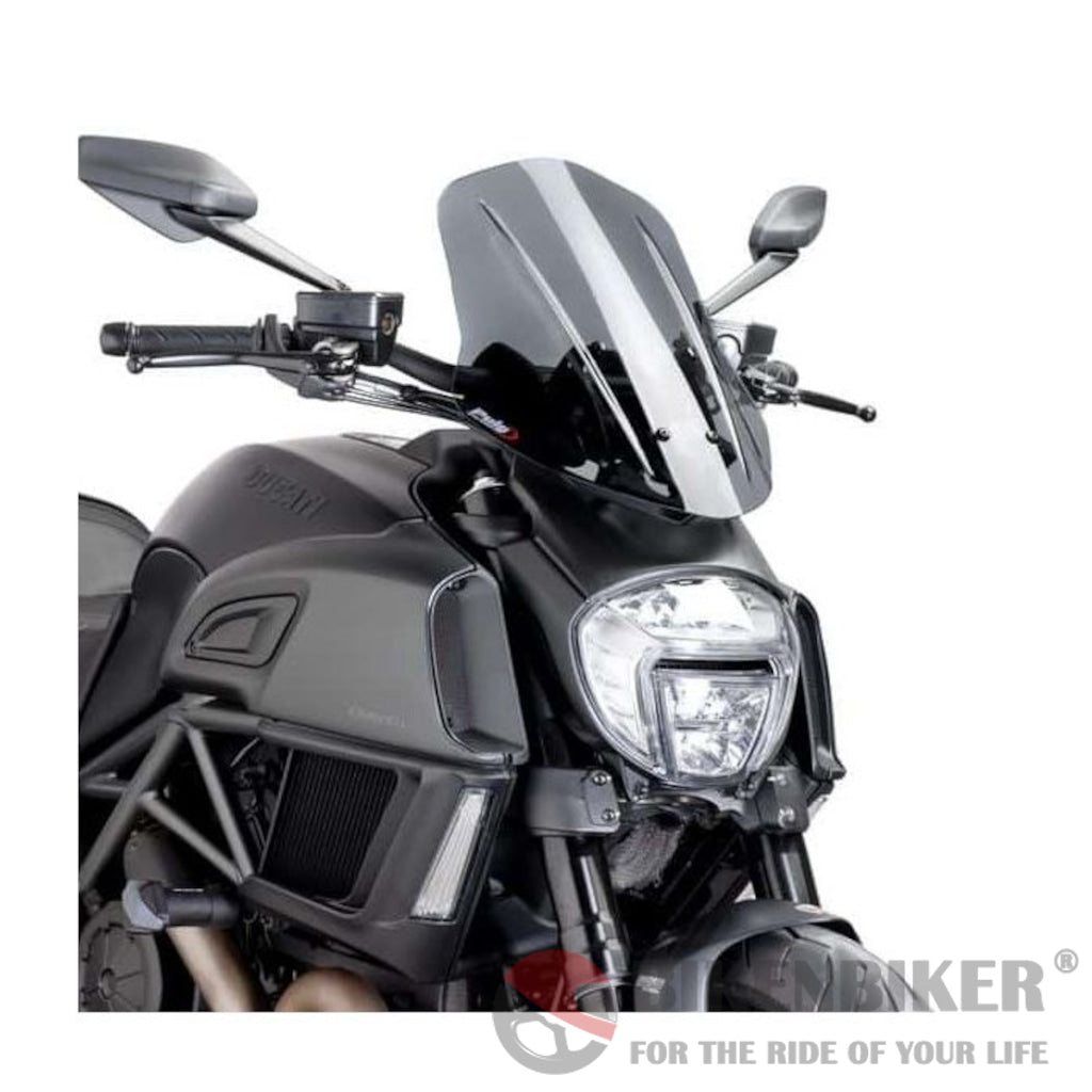 Sport Screen For Ducati Diavel - Puig Windscreen