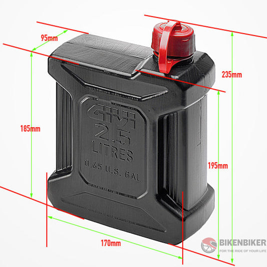 Tan01 Homologated Jerry Can 2.5 Litres - Givi Accessories
