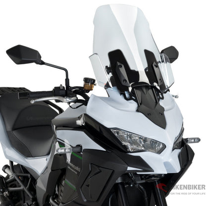 Touring Screen For Kawasaki Versys 1000 (2017) - Puig Clear Windscreen