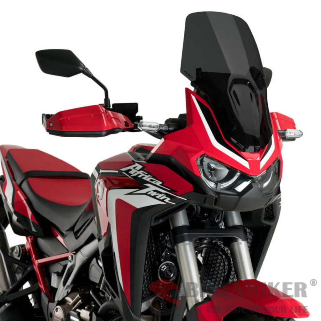 Touring Windscreen For Honda Crf1100L Africa Twin 2020-Puig Dark Smoke Windscreen