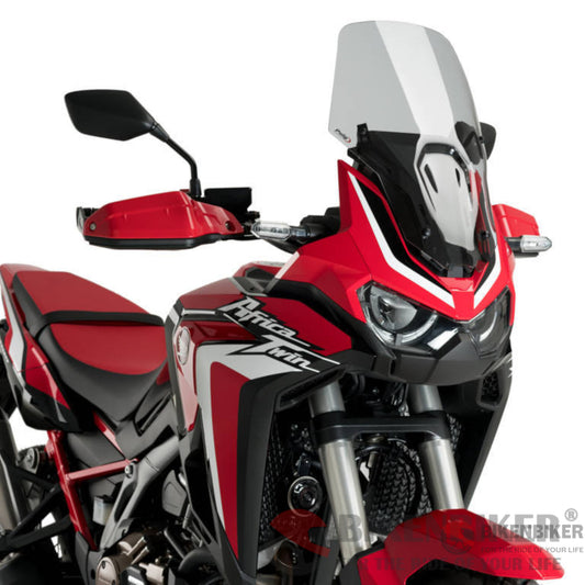 Touring Windscreen For Honda Crf1100L Africa Twin 2020-Puig Smoke Windscreen