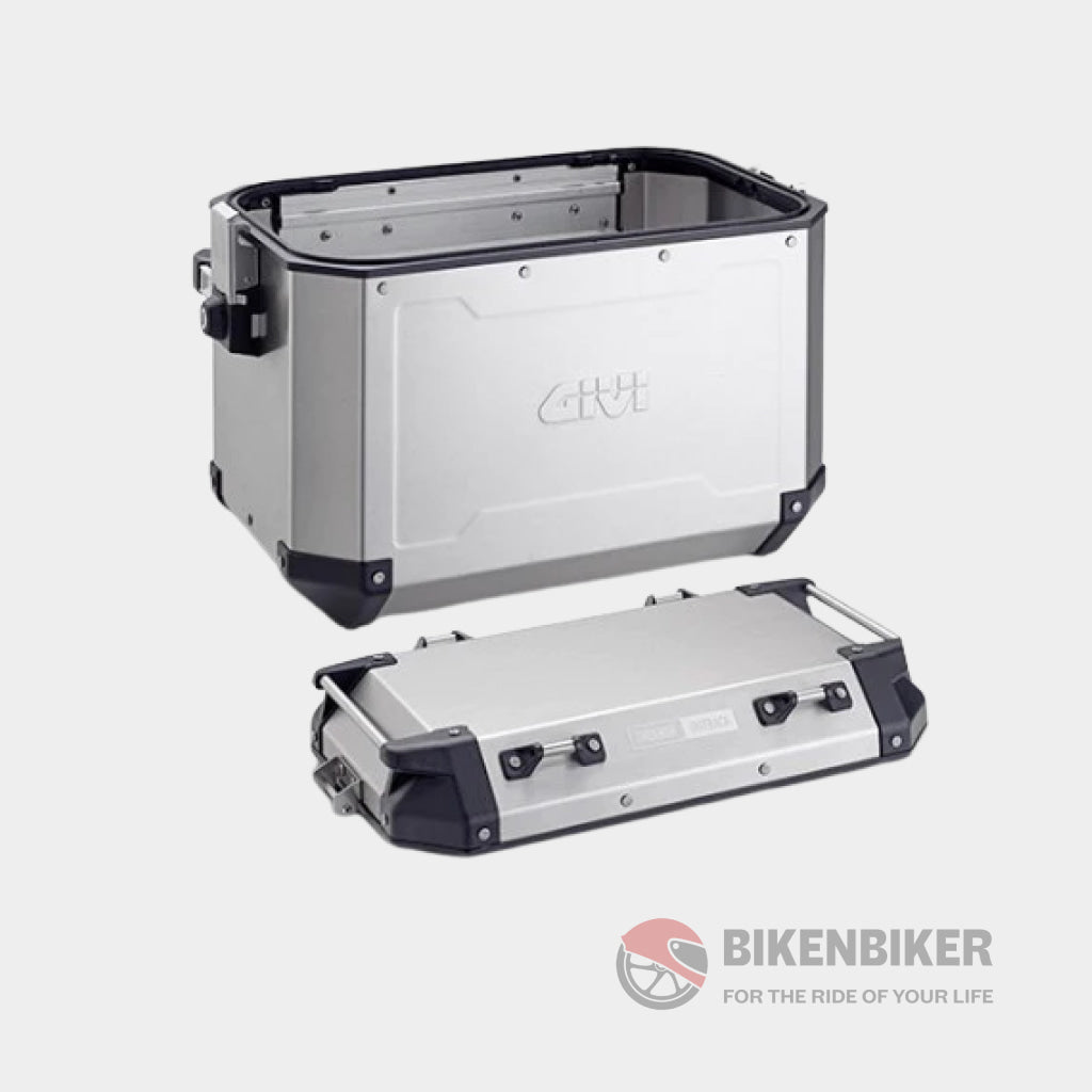 Trekker Outback 48 Side Cases Silver - Givi Case