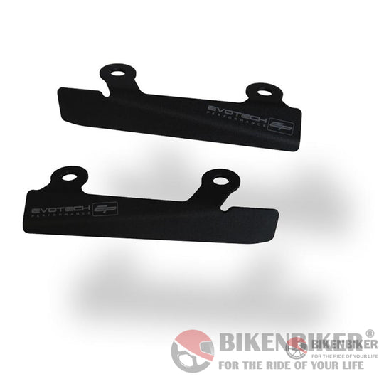Triumph Street Triple 675/765 S / R Rs Footrest Blanking Plates (2017 + ) - Evotech Performance