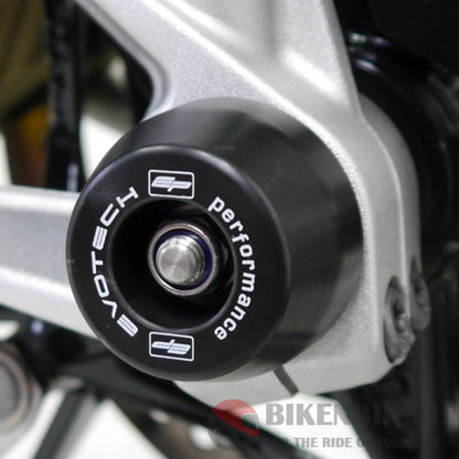Triumph Street Triple Front Fork Spindle Bobbins 2013 + Evotech Performance Front Fork Bobbins