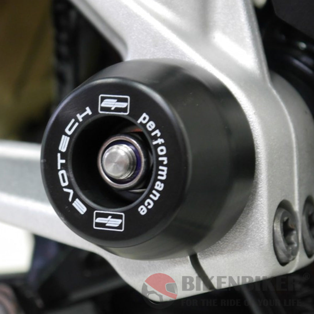 Triumph Street Triple Front Fork Spindle Bobbins 2013 + Evotech Performance Front Fork Bobbins