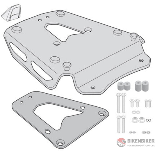Triumph Tiger 1200 Gt Aluminum Rear Rack Specific For Monokey Top Case - Givi Side Carrier