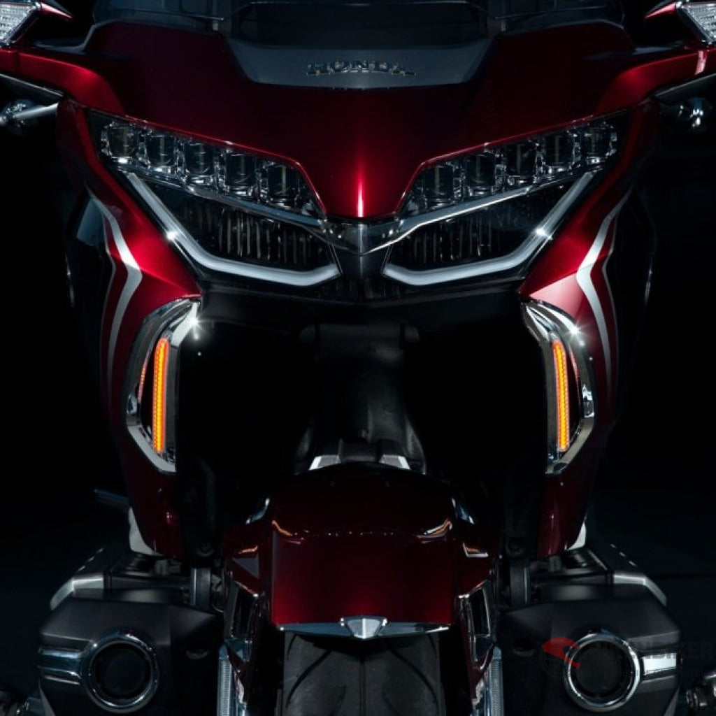 Twinart Lighted Vent Trim - Honda Goldwing Ciro Goldstrike Chrome Accessories