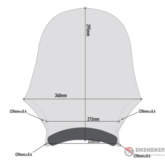 Universal Screen Smoked For Kawasaki Z900Rs - Givi Wind Shield