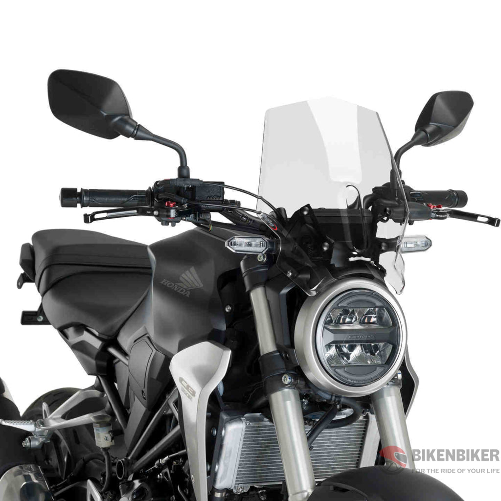 Windshield Naked New Generation Sport - Honda Cb 300R Puig Clear Windscreen