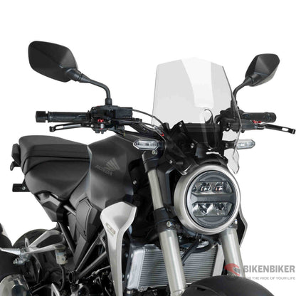 Windshield Naked New Generation Sport - Honda Cb 300R Puig Clear Windscreen