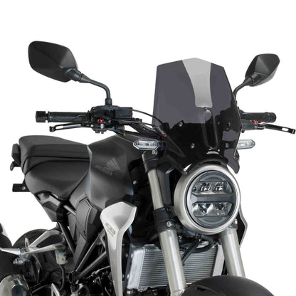 Windshield Naked New Generation Sport - Honda Cb 300R Puig Dark Smoke Windscreen