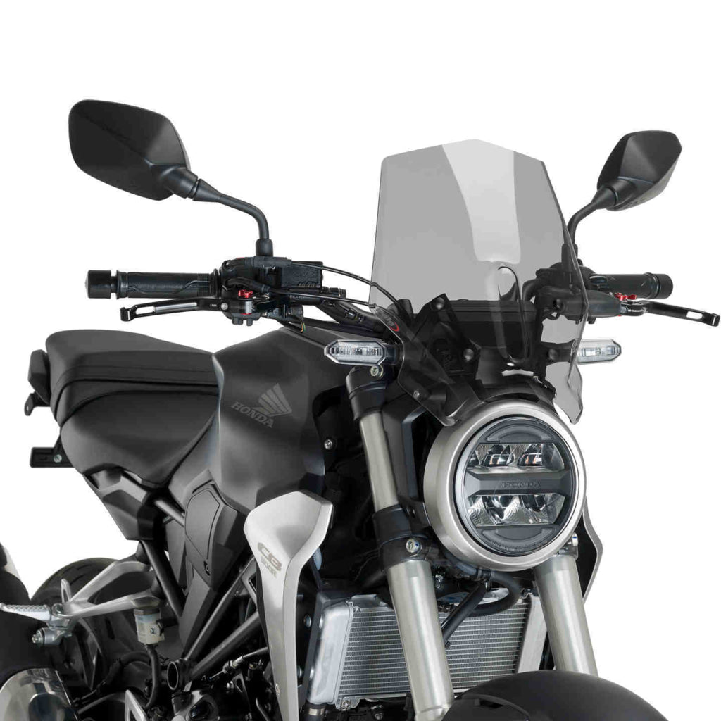 Windshield Naked New Generation Sport - Honda Cb 300R Puig Light Smoke Windscreen