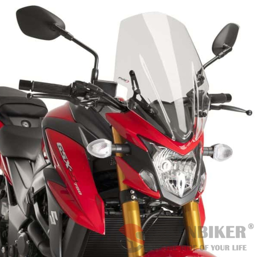 Windshield New Generation Touring For Suzuki Gsx-S750 2017-Puig Clear Wind Shield