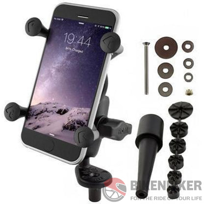 RAM Fork Stem Mount X Grip Phone Cradle - Bike 'N' Biker